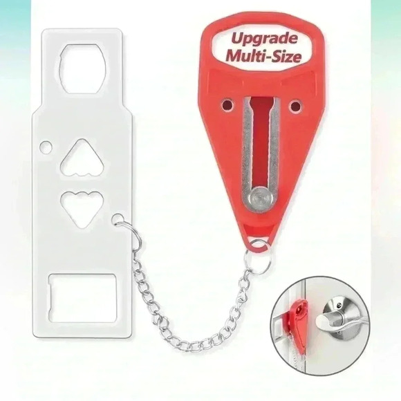 Portable Door Lock Home Security Door Lock Travel Hotel Home Apartment College - Picture 6 of 10
